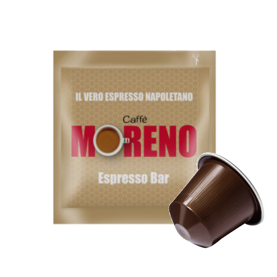 Caffè Moreno - Aroma Espresso - 100 Capsule Compatibili Nespresso