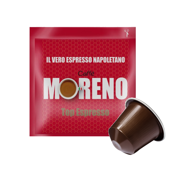 Caffè Moreno - Aroma Top - 100 Capsule Compatibili Nespresso