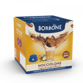 Caffè Borbone Nocciolone - Cappuccino alla Nocciola - 16 Capsule Compatibili Dolce Gusto