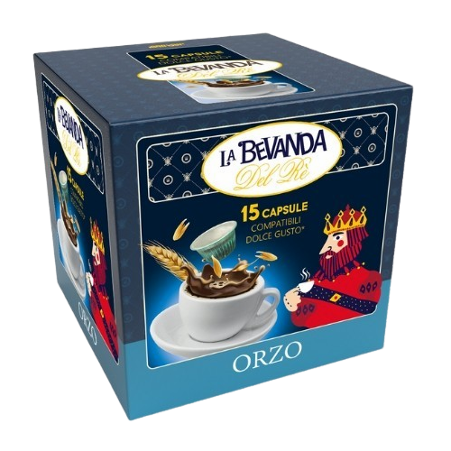 La Bevanda del Rè - Orzo - 15 Capsule Compatibili Dolce Gusto