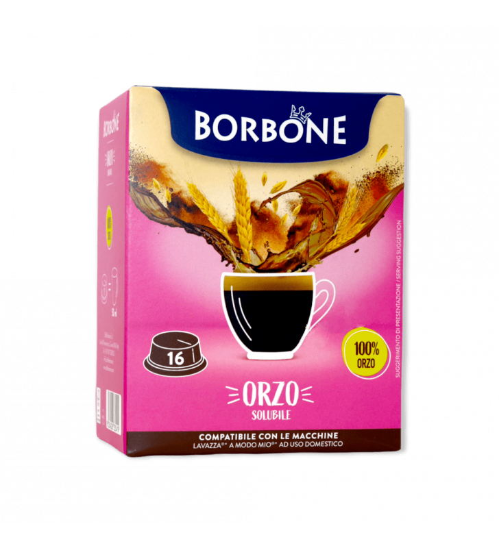 Caffè Borbone - Orzo 100% - 16 Capsule Compatibili A Modo Mio