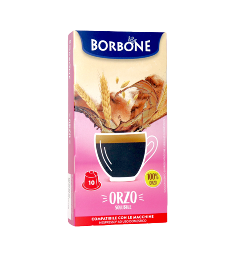 Caffè Borbone - Orzo 100% - 10 Capsule Compatibili Nespresso