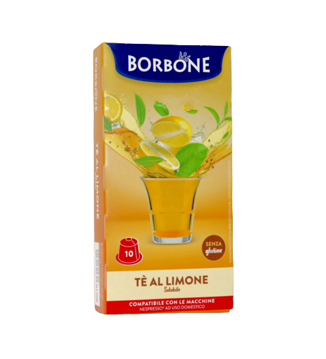 Caffè Borbone - Tè al Limone - 10 Capsule Compatibili Nespresso