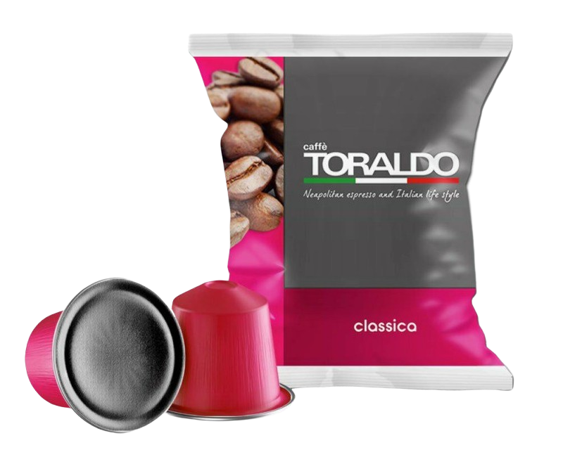 Caffè Toraldo - Classica - 100 Capsule Compatibili Nespresso