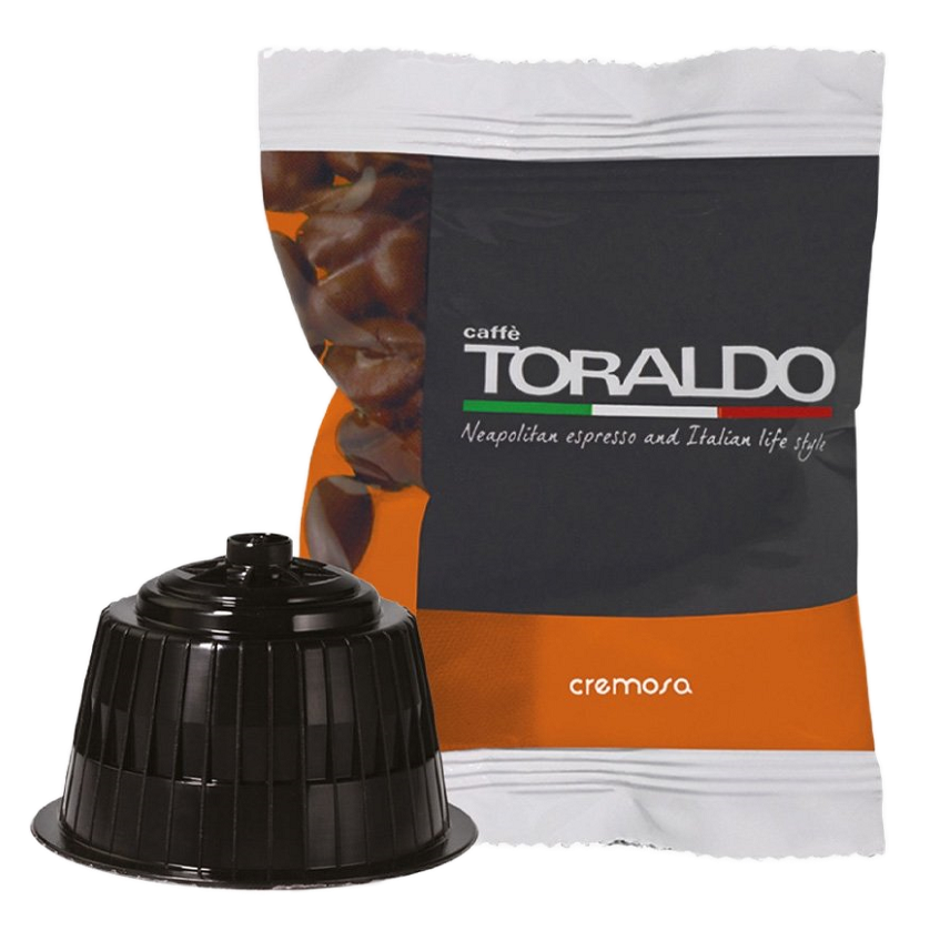 Caffè Toraldo - Cremosa - 100 Capsule Compatibili Dolce Gusto