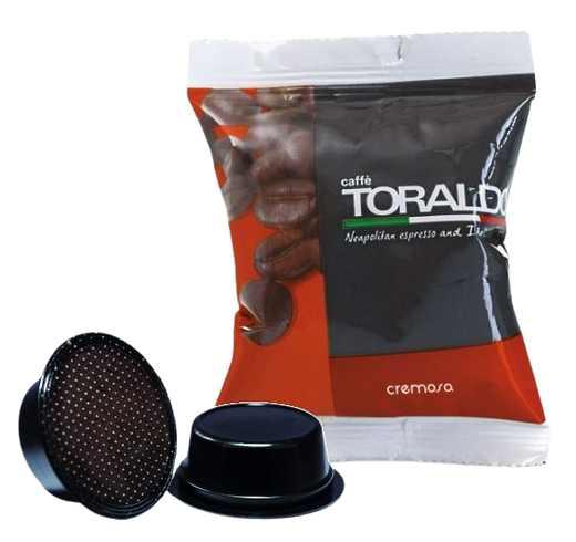 Caffè Toraldo - Cremosa - 100 Capsule Compatibili A Modo Mio
